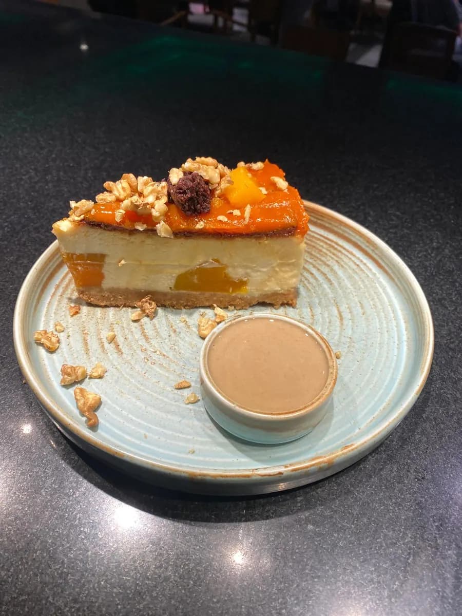 Balkabaklı cheesecake