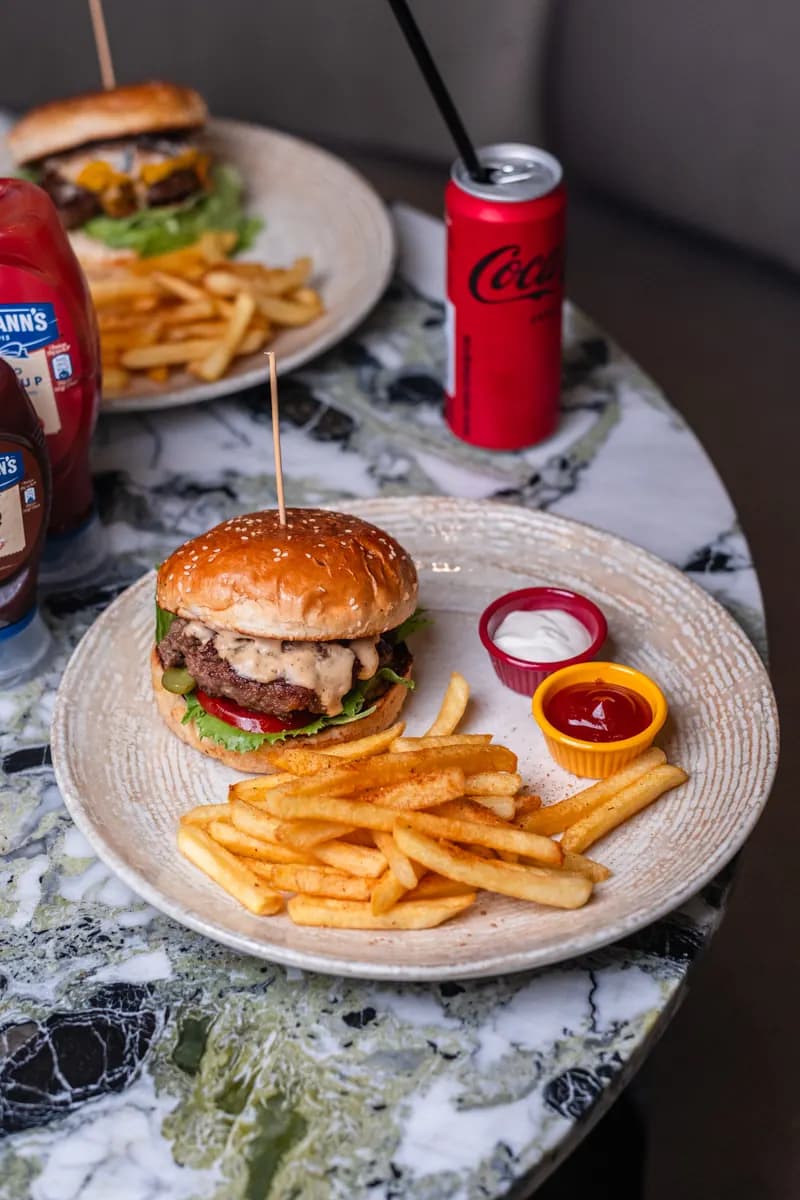 Karamelize burger
