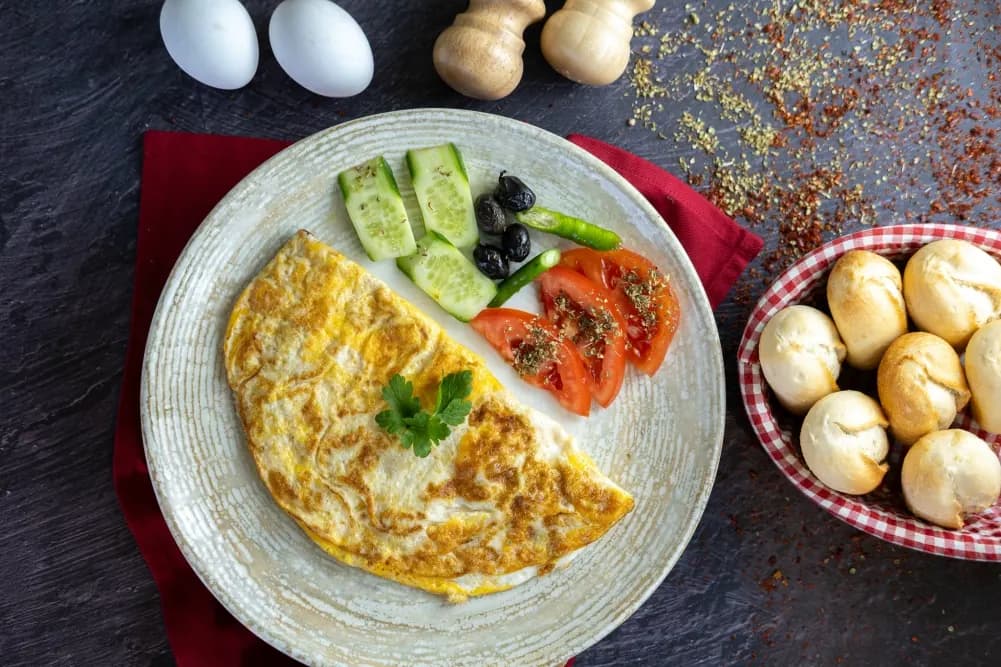 Kaşarlı omlet