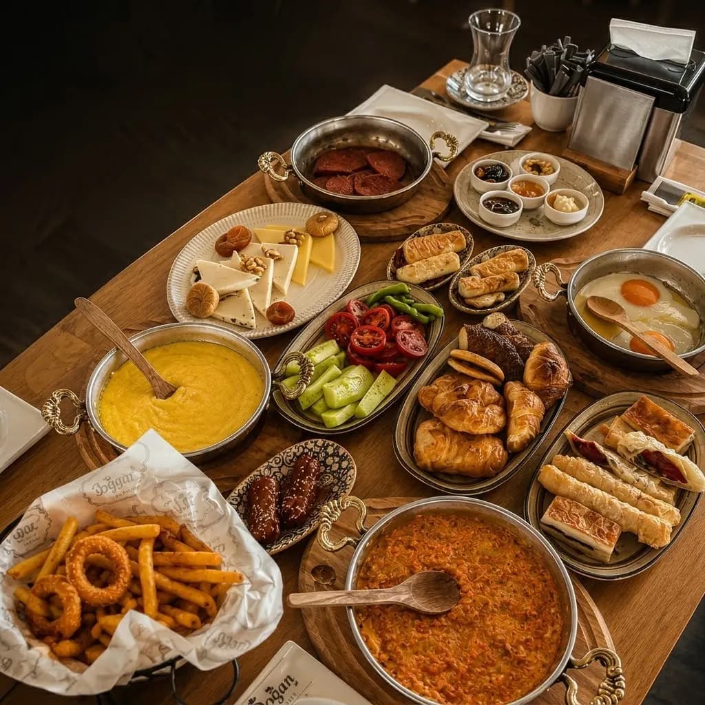 Sıcak kahvaltı (Lapseki)
